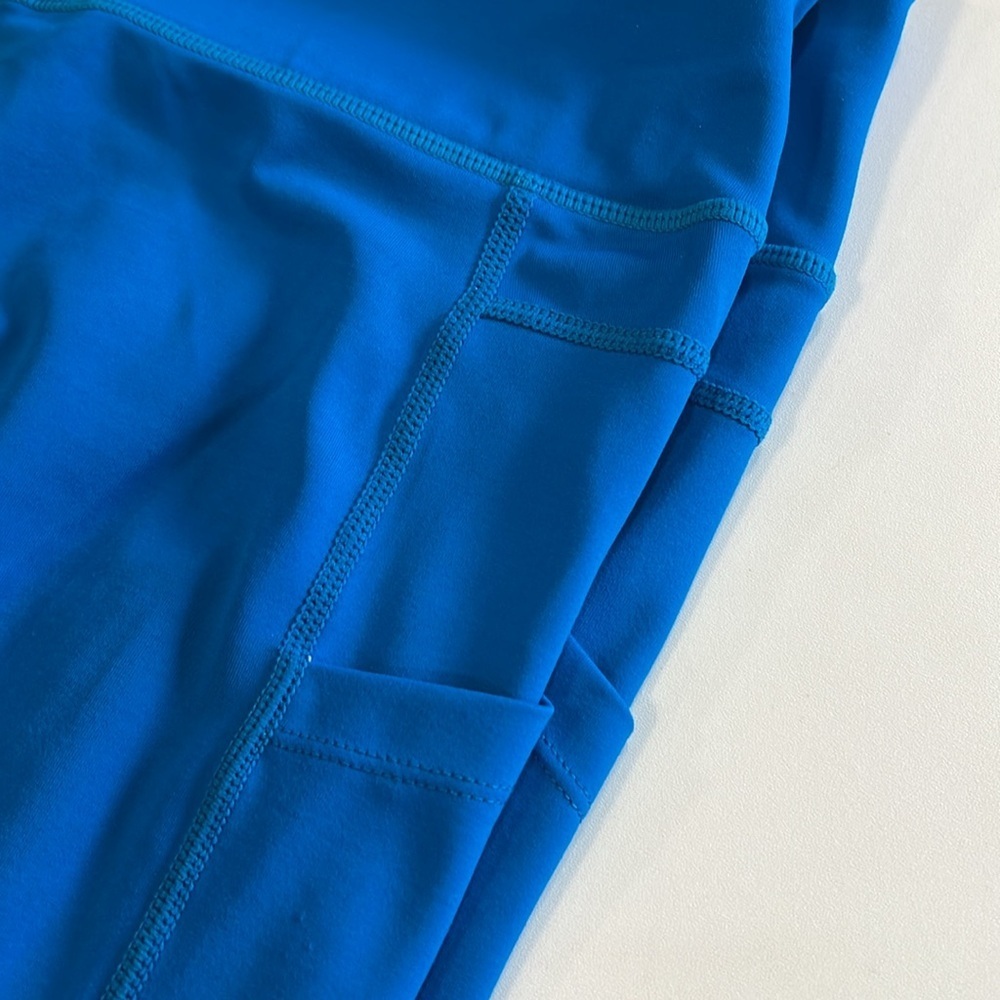 ZYIA Active Royal Electric Blue Leggings - 8-10 - Picture 2 of 5